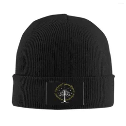 Berets O Reino de Rohan Chapéu Outono Inverno Gorros Moda Riddermark Cap Unissex Gorros de Malha