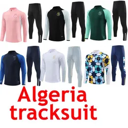 2023 2024 Algeria Tracksuit Mahrez Soccer Jerseys Men Kids 22 23 24 Algerie Bounedjah Survetement De Feet Feghoul Sportswear Training Suits