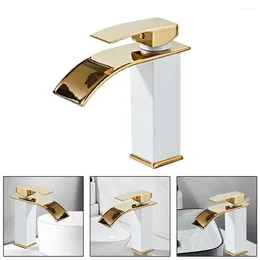 Bathroom Sink Faucets 1Pc Basin Faucet Household Cold Water Waterfall Kitchen Washbasin Dual Control Countertop Tools