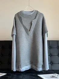 Kadın Sweaters 2023 Kadın Moda Uzun Kollu Seksi Casual Cascade Sweater 1023