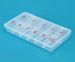 2510pcs STORAGE PLASTIC EMPTY BOX with Number 010 CASE FOR NAIL ART SALON TOOL 540 PCS FALSE TIPS9404158