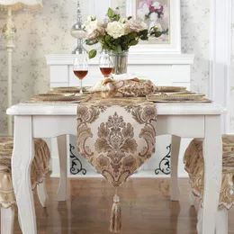 テーブルランナーヨーロッパスタイルシンプルなファッションチャイニーズスタイルアメリカンテーブルランナーブルーモダンテーブル装飾布コーヒーテーブルランナー230408