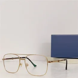 Nya modedesign Square Optiska glasögon 1441s utsökta metallram Mångsidig form Enkel och populär stil Clear Lenses glasögon toppkvalitet