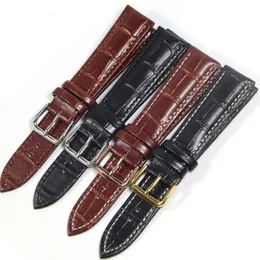 Watch Bands Watch Band Genuine Leather Straps 18mm 20mm 22mm Watch Accessories High Quality Brown Colors Watchbands 231109