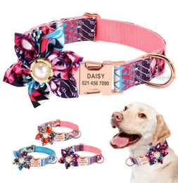 Collares para perros personalizados Letras láser personalizadas con nombre de mascota y número de teléfono para perros niñas Collar para mascotas en particular Th4747257
