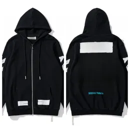 DHgate Pull Off White Hoodie Jacket Mens Offwhite Hoody Clothe Top Coat Varsity Jumper Pullover Woman Long Sleeve Offwhites Jacket H7O Apparel