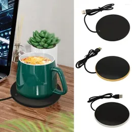 Tappeti Utensili da cucina Tappetino riscaldatore Alimentazione USB Supporto per tazza riscaldante Tappetino riscaldante per tazza