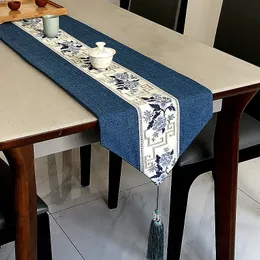 Table Runner Home>Product Center>Luxury Cotton Linen Jacquard Table Runner Decoration Bed Runner 230408