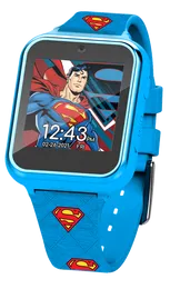 Watch Superman Interactive Unisex Kids Smart Watch 40 mm in Blue Model# SUP4415