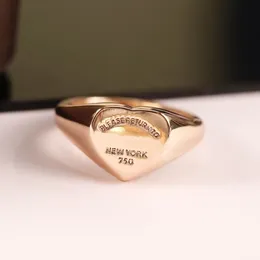 Pierścień serca projektant biżuterii pierścionki biżuterii dla kobiet t designer