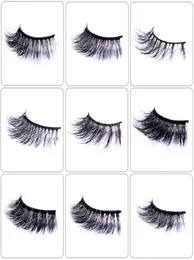 3D Mink Eyelashes False Eyelash Custom Private Label Natural Fluffy Eyelash Extension Soft Mink Lashes2316776