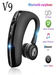 V9 Kablosuz Bluetooth Kulaklık Eller Kablosuz Kulaklık Drive IPhone Samsung Huawei Xiaomi260Q4271121705 için spor kulaklık çağrısı