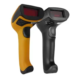 Freeshipping Newest Black/Yellow ABS PC Antiknock design USB 20 Handheld Barcode Reader, Laser Bar Code Scanner for POS PC Gqbaq