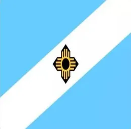 USA-Wisconsin-Madison-Stadtflagge, 3 Fuß x 5 Fuß, Polyester-Banner, fliegend, 150 x 90 cm, individuelle Flagge für den Außenbereich9117242