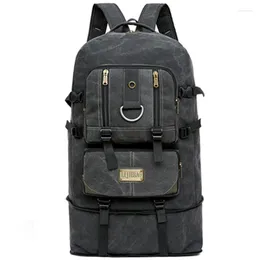 Duffel Bags Expansion 70 litros Backpack de tela 55 Bolsa de viagem de grande capacidade para homens de lazer e bagagem feminina
