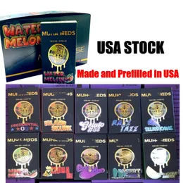 USA LAGER Vorgefüllte Schraubkarren-Verpackungen mit vorgefüllten 1 g Muha Meds Muhameds und hochwertigen Druckboxen, hergestellt und versendet aus den USA