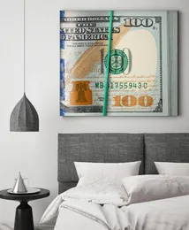 Dólar dinheiro cartaz inspirador arte da lona pinturas de parede fotos para sala estar decoração casa sem moldura2405679