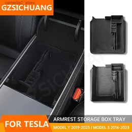 Auto Organizer Für Tesla Modell 3 Modell Y 2019 2020 2021 2022 2023 Zubehör Auto Center Konsole Armlehne Box Organizer ablage Q231109