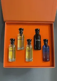 مجموعة العطور FAVORS 10MLX5 DREAM APOGEE ROSE DES VANTS LES Sable Le Jour Se Leve Perfume Kit 5 في 1 مع هدية مهرجان Box لـ WOME7299454