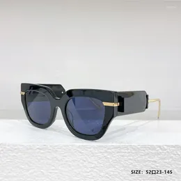 Sunglasses 2023 Fashion Brand Designer Irregular Square for Women Men Retro Modern Cat Eye Ladies Sun Glasses Ins Trending