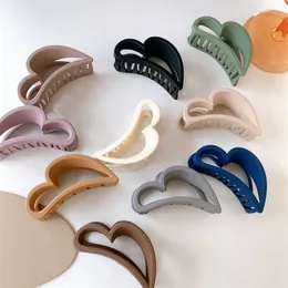 Hair Clips & Barrettes Simple Slild Large Hair Claw Grab Bathroom Clip for Women Girl Fashion Accessories