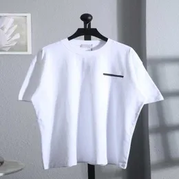 Designer T Shirt High Edition English Letter Seal 1917 Löst fit Spring/Summer Par Sleeve T-shirt