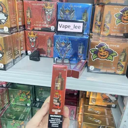 오리지널 VAPME 12000 퍼프 일회용 vape 펜 RGB 라이트 조명 충전식 배터리 0% 2% 3% 5% 18 색상 옵션 12K 빅뱅 킹 클라우드 메쉬 코일 대 퍼프 12K