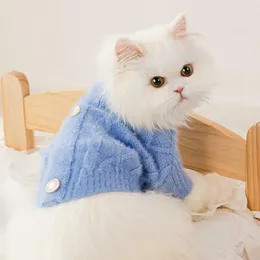 Costumi per gatti Abiti autunnali e invernali Maglione alla moda autunnale Gattino senza peli Burattino per animali domestici Previene la perdita di capelli Maglioni per gatti Piccoli