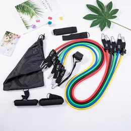 11pcs/set pu rope litness exrencise bands bands latex pedal pedal excerciser recerciser pody prognout plant yoga band7113377