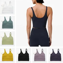 Бюстгальтер Align Yoga Sport High Impact Fitness Бесшовный топ Gym lulus Women Active Wear Workout Vest Sports Tops Same Style Discount Sale 23ess Advanced design