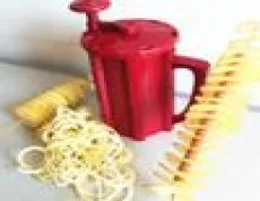 Populära potatisskivare Gadget Manual Spiral Potato Cutter virvelvind Potatis Maskin Potatis Grönsaker Verktyg för kök Y1209305398307826