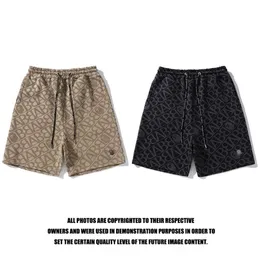 Hajdesigner tröja herrar hamnarchaopai bape lilla apa man broderi aop brev slips rep avslappnade shorts mellersta byxor