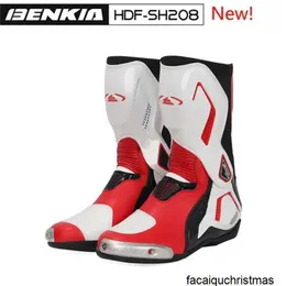 Motorrad-Fahrradstiefel Authentische BENKIA-Schuhe BENKIA Motorrad-Reitstiefel Herren-Motorrad-Rallye-Schuhe Damen Anti Drop and Wear Track Athletic Motorc HB6Q