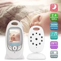 Video-Babyphone-Kamera VB601, kabelloser Babysitter, 2-Wege-Talk, Nachtsicht, IR-LED, Temperatur, Sicherheitsschutz, 8 Schlaflieder