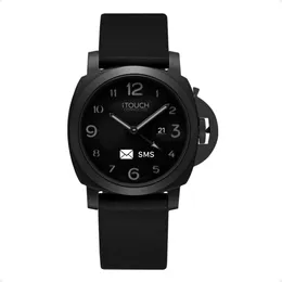 Connected Hybrid Smart Watch and Fitness Tracker For Women and Men Black Color