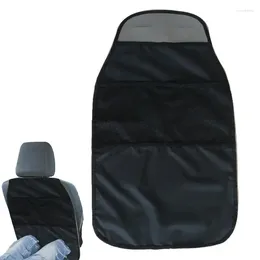 أغطية مقعد السيارة الجلدية بو وسادة واقي داخلي للسيارات لمكافحة الركل للأطفال