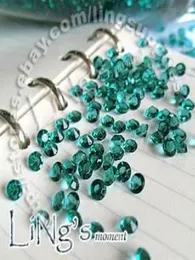 Decorazione da tavolo con coriandoli per bomboniere, 1000 diamanti blu verde acqua, 13 ct, 45 mm, decorazione7406664