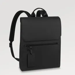 Bolsa de moda mochila ao ar livre mochila de design de logotipo de hardware de couro sólido