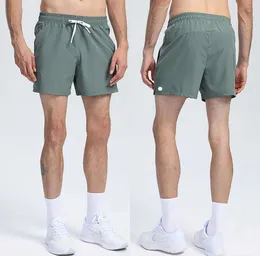 شورتات رياضية Lu Mens Jogger للتنزه مع جيب تدريب غير رسمي صالة ألعاب رياضية قصيرة الحجم M-4XL Preptableyoga على قدميها