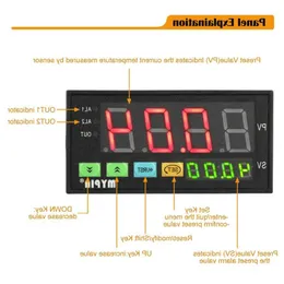 Freeshipping Sensor Digital Medidor Multi-funcional Inteligente Display LED 0-75mV/4-20mA/0-10V 2 Saída de Alarme de Relé Ccjun