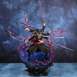 アニメ14cmアニメワンピースonigashima Swords Style Action Figurine Statue Model Collectible Decoration Toy Gift