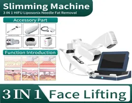 2 em 1 4D Hifu NoNeedle Ultrasound Skin Lifting Machine 8 Cartuchos Ultrasound Therapy Machine Liposonix Body Slimmin9903949