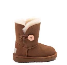 KID Bailey Button II Boot Классические ультра мини-сапоги для малышей Little Kid Каштановый для мальчиков и девочек yakuda dhgate Дизайн со скидкой Молодежные мальчики ДЕТСКИЕ спортивные оптовые продажи популярные