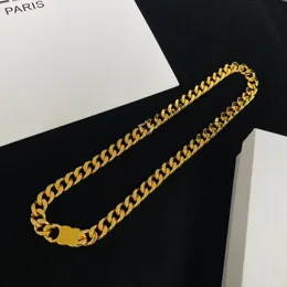 Cara de pulseira de gargantilhas de ganga de garandeira para homens unissex homens letra de letra Bracelets Gold Chain Supply de alta qualidade aço inoxidável colares de charme