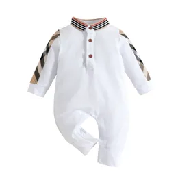 Newborn Baby Cotton Rompers Spring Autumn Long Sleeve Bodysuit Toddler Jumpsuits Kids Crawling Clothes Outerwear BH100