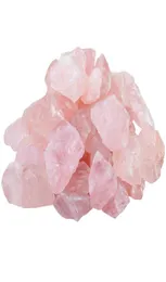 Holiday Gift 200g Natural Raw Rose Quartz Crystal Rough Stone Exempel för tumlande polering Wicca Reiki Healing4578013