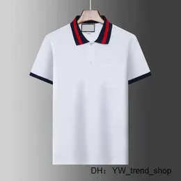 Polo's Heren Boss Designer Poloshirt Heren Luxe Korte mouw Casual t Street Fashion Kwaliteit Puur Katoen Effen Kleur Klassiek Ademend 7 Ralph EOPS