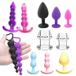 Massageador de brinquedos sexuais Silicone Plug Woman Butt Brinquedos eróticos para homens homens Casais estimulam adulto adulto