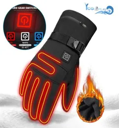 Cycling Gloves Winter Warm Riding Electric Heating Touch Sn Ski Cold Windproof Waterproof Battery Heated Motorcycle4058334