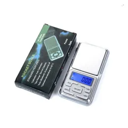 Scales Wholesale 100g 200g x 0.01g 500g 0.1g Scales Digital Scales Mini Precision Jewelry Backlight Weight NCE GRAM Electronic Pocket Drop de dhtcq